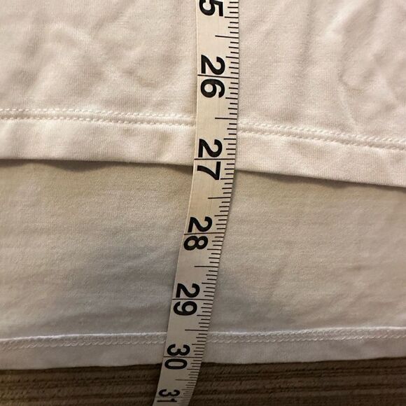 Athleta white tank along side slit xs - Picture 7 of 9